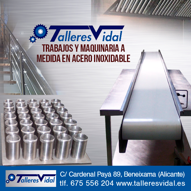 Ventajas del acero inoxidable en mesas de trabajo y maquinaria industrial