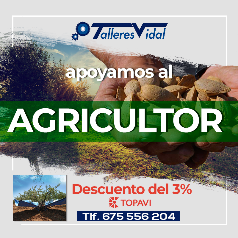 Apoyamos al agricultor: -3% en maquinaria Topavi